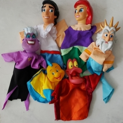 Little Mermaid hand puppets